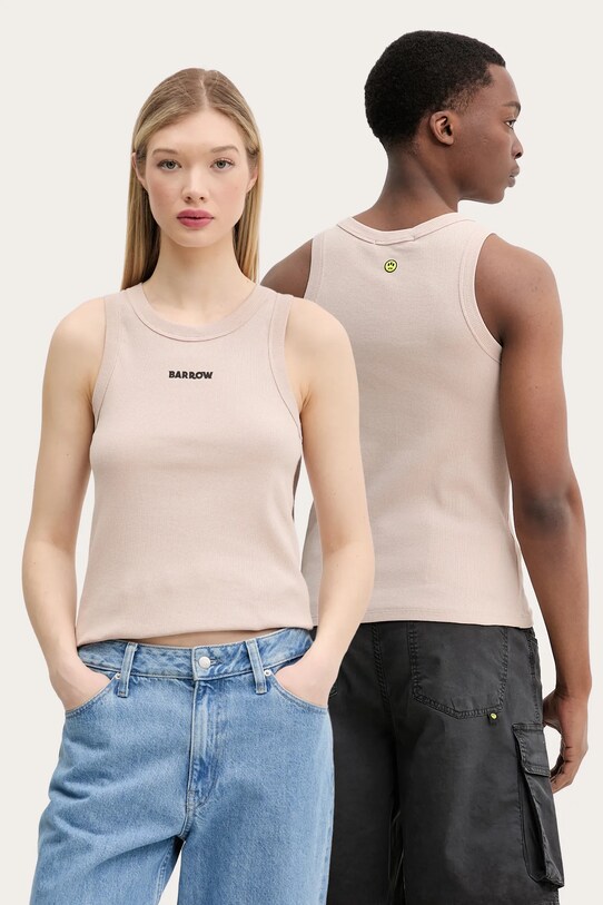 Barrow t-shirt elasztánnal bézs S5BWUATA081