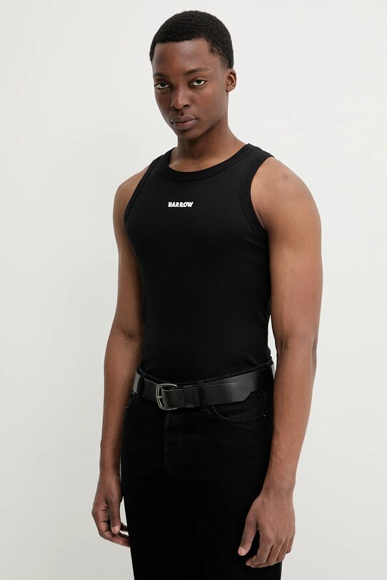 Barrow t-shirt S5BWUATA081 fekete SS25