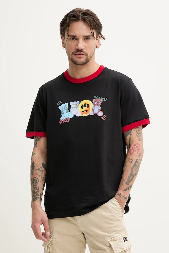 Barrow tricou din bumbac S5BWUATH051 negru SS25