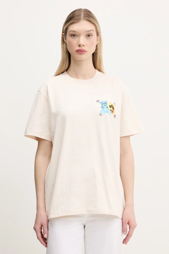 Barrow tricou din bumbac S5BWUATH058 bej SS25