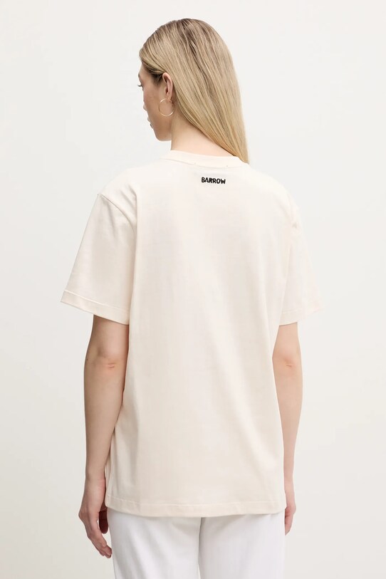 Barrow tricou din bumbac S5BWUATH058 bej