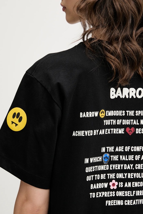 Bombažna kratka majica Barrow S5BWUATH060