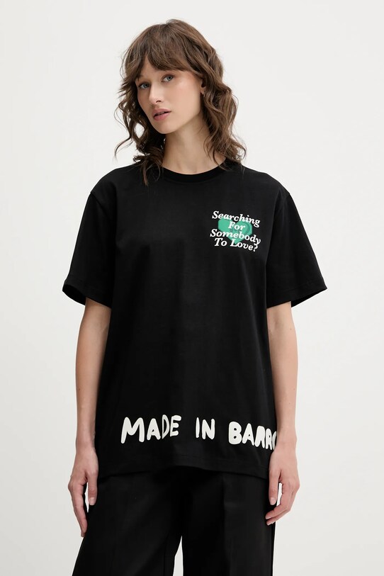 Bombažna kratka majica Barrow S5BWUATH060