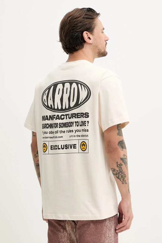 Barrow t-shirt bawełniany S5BWUATH066