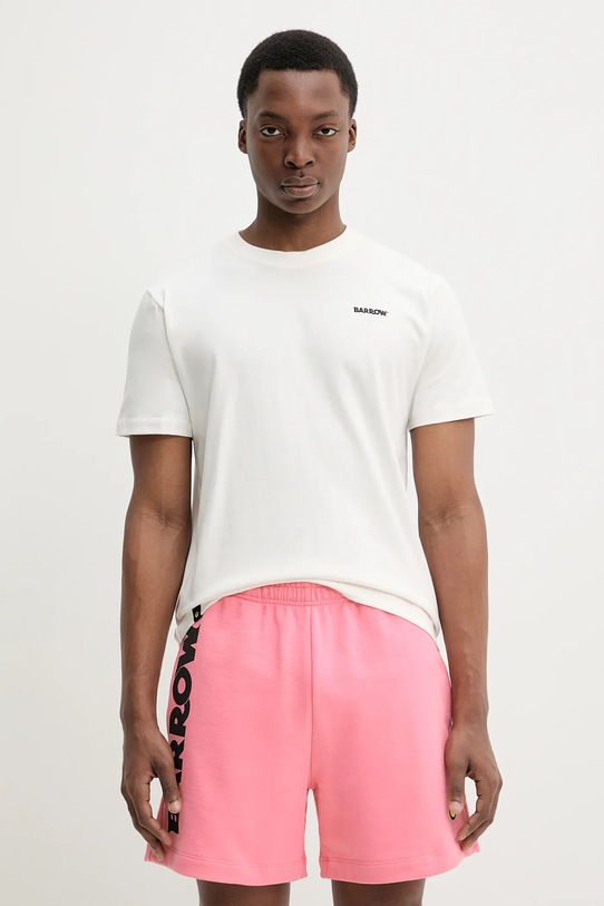 Barrow tricou din bumbac S5BWUATH084 alb SS25