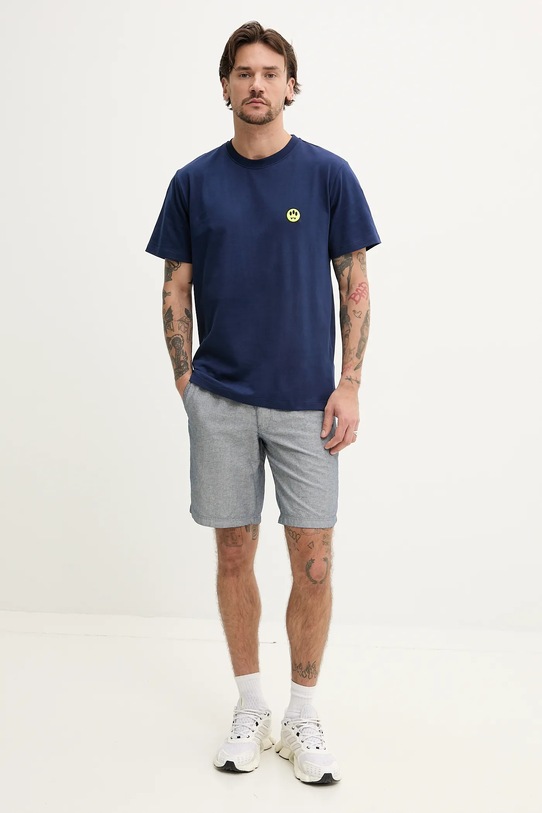 Barrow tricou din bumbac bleumarin S5BWUATH087