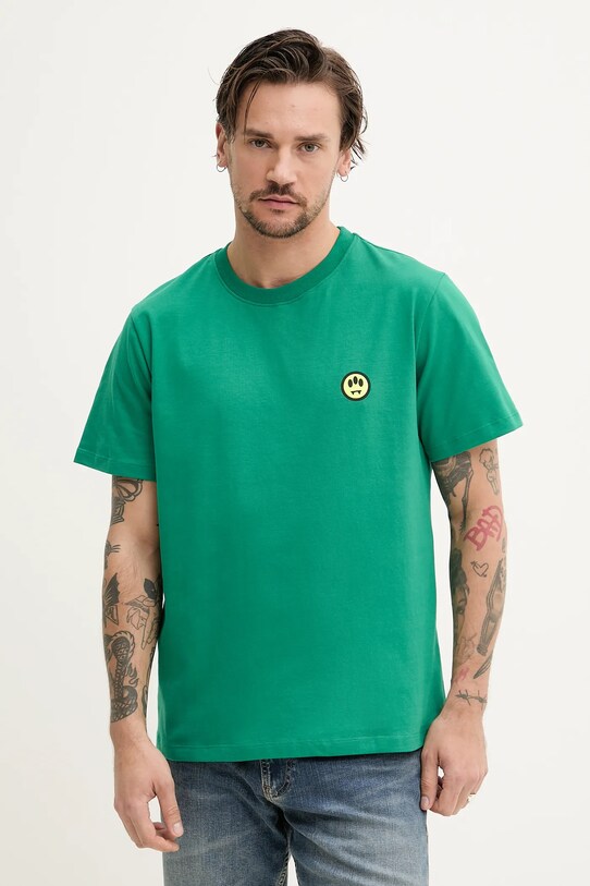 Barrow tricou din bumbac S5BWUATH087 verde SS25