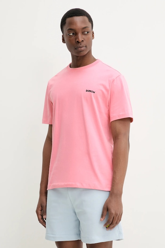Barrow tricou din bumbac S5BWUATH150 roz SS25