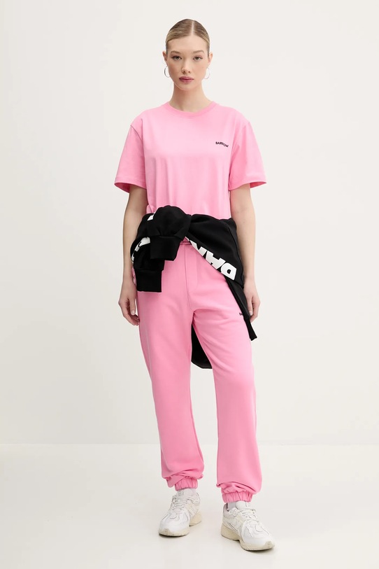 Barrow tricou din bumbac roz S5BWUATH150