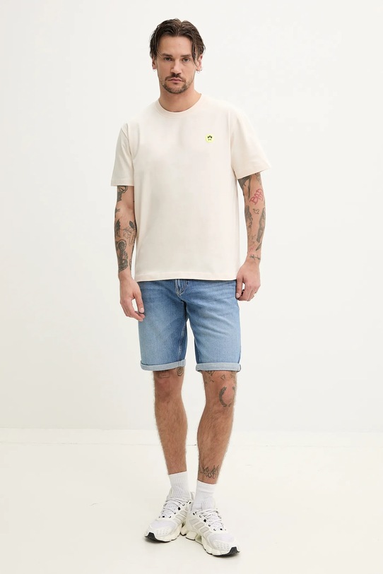 Bavlnené tričko Barrow béžová S5BWUATH152