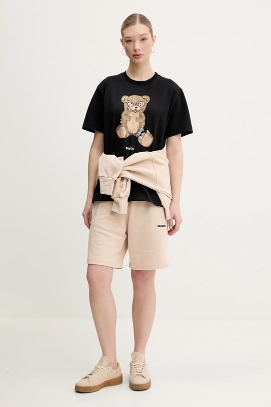 Barrow tricou din bumbac S5BWUATH154 negru