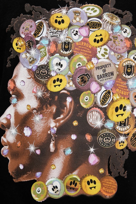 Хлопковая футболка Barrow S5BWUATH157