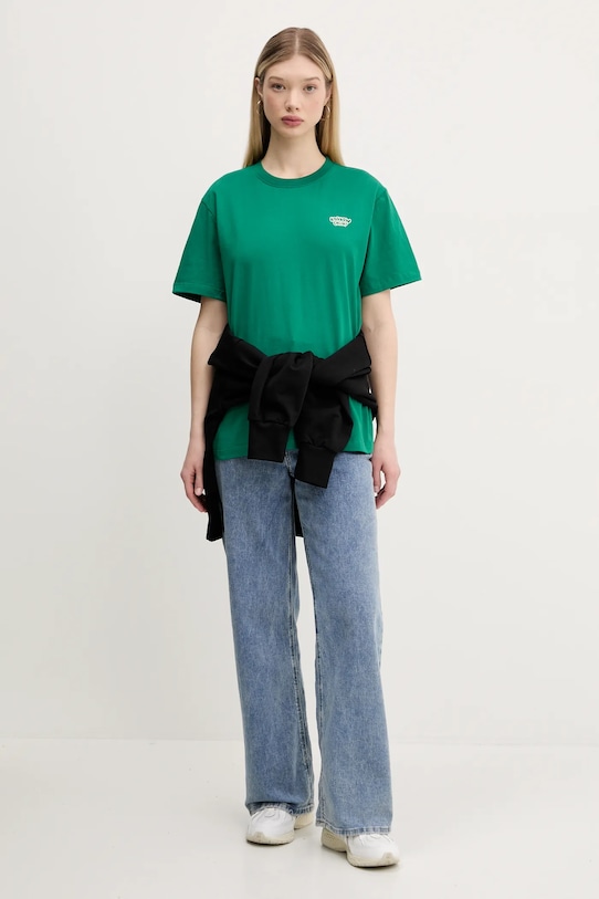 Βαμβακερό μπλουζάκι Barrow πράσινο S5BWUATH159