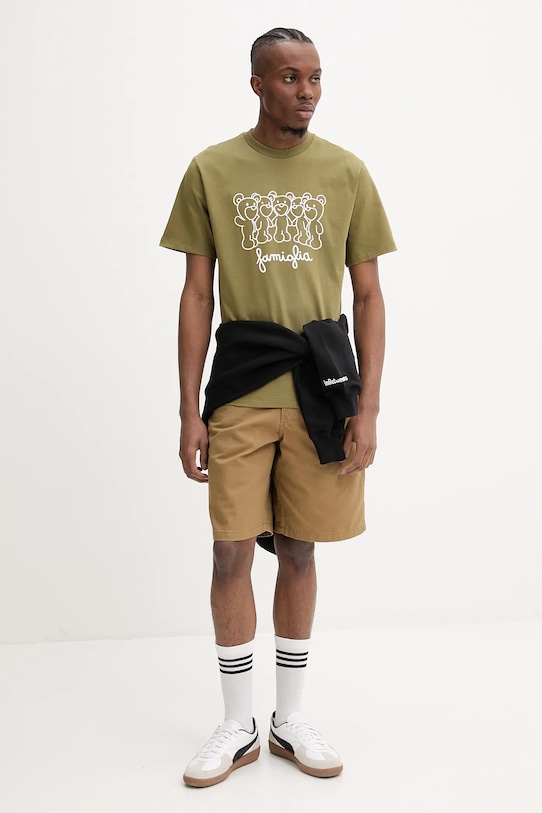 Îmbrăcăminte Inbetweeners tricou din bumbac S5TWUATH031 verde