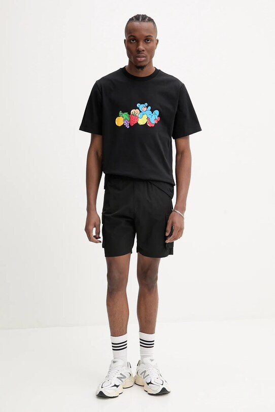 Inbetweeners tricou din bumbac S5TWUATH035 negru SS25