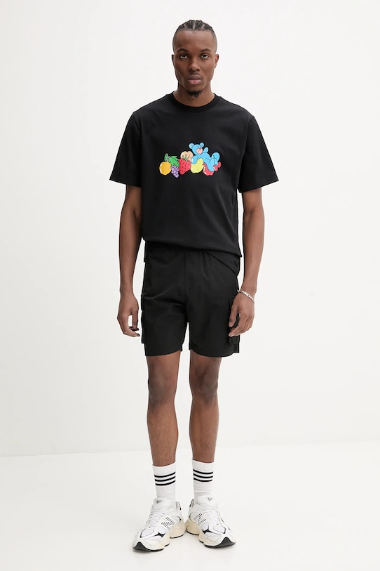 Inbetweeners tricou din bumbac S5TWUATH035 negru SS25