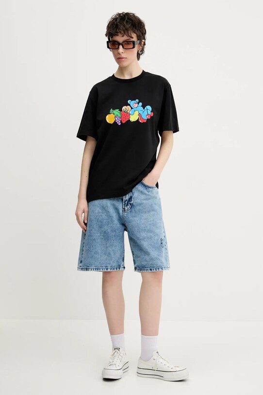 Îmbrăcăminte Inbetweeners tricou din bumbac S5TWUATH035 negru