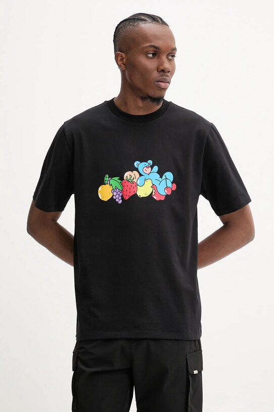 Inbetweeners tricou din bumbac S5TWUATH035 negru
