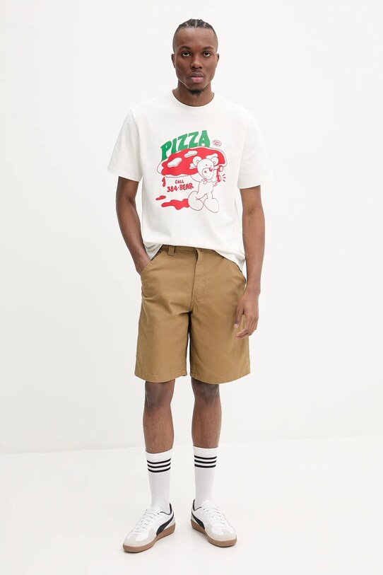 Inbetweeners tricou din bumbac S5TWUATH041 bej SS25