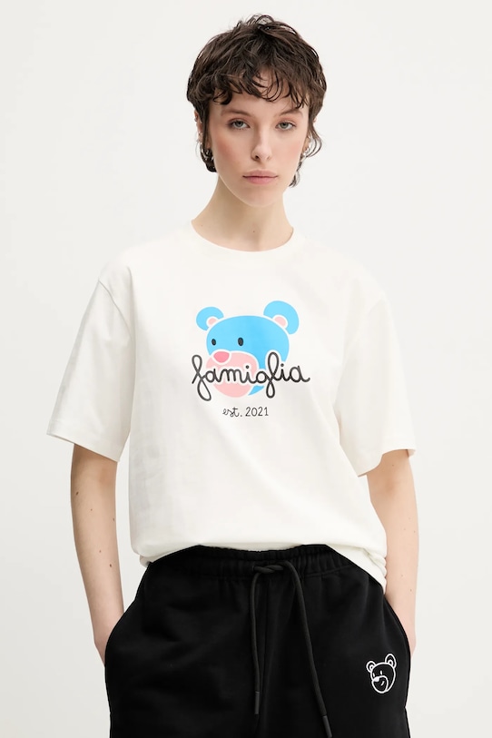 Inbetweeners t-shirt bawełniany S5TWUATH043 beżowy