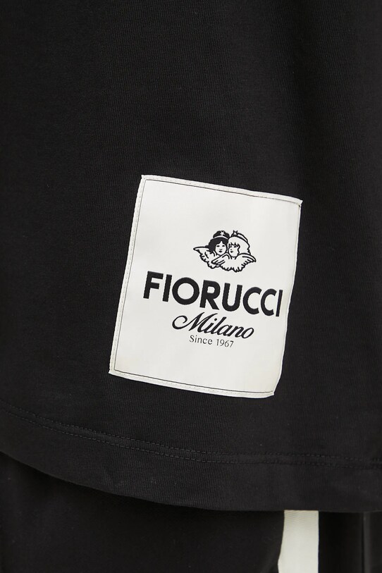 Fiorucci tricou din bumbac Logo Label Boxy Fit U02SPTSH103CJ01BK01