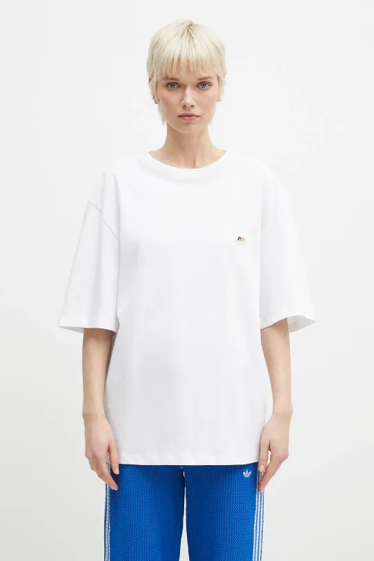 Fiorucci cotton t-shirt Angel Patch Relaxed Fit U02SPTSH101CJ01WH01 white SS25