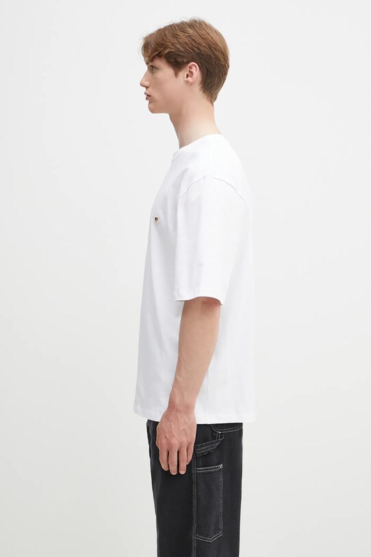 Odzież Fiorucci t-shirt bawełniany Angel Patch Relaxed Fit U02SPTSH101CJ01WH01 biały