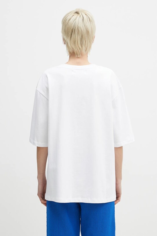 Fiorucci t-shirt bawełniany Angel Patch Relaxed Fit U02SPTSH101CJ01WH01