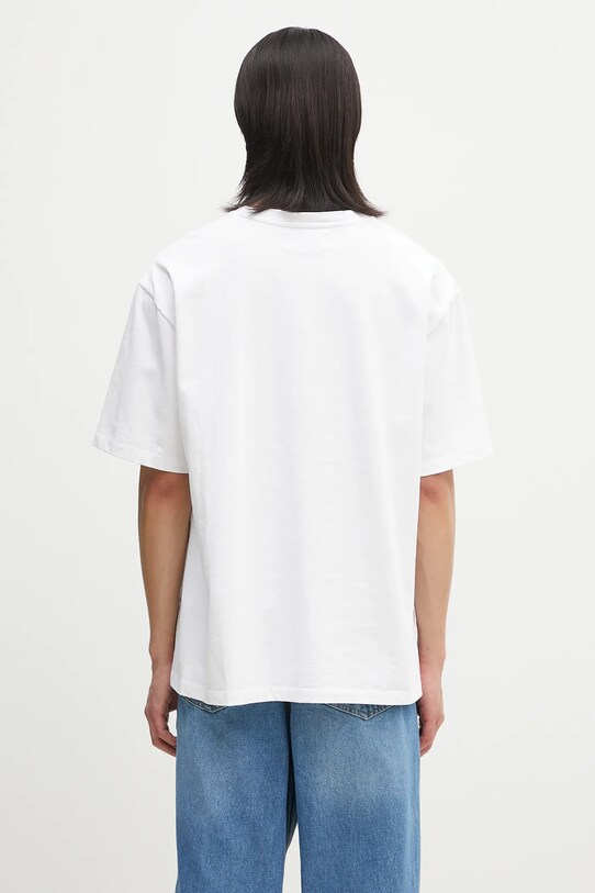 Bavlněné tričko Fiorucci Mouth Print Boxy U02SPTSH103CJ01WH05 bílá