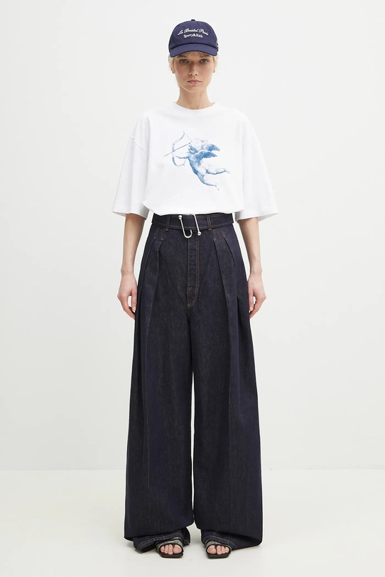 Fiorucci tricou din bumbac Cupid Print Relaxed Fit U02SPTSH101CJ01WH08