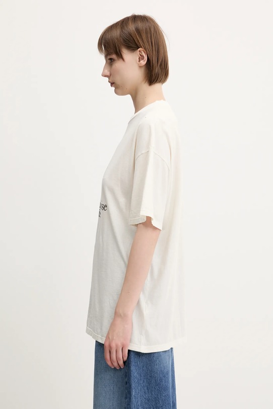 Aries t-shirt bawełniany Faded Nirvana Muscle Vest beżowy AR4002703