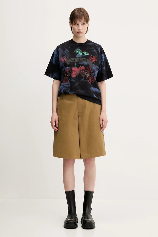 Βαμβακερό μπλουζάκι Aries Sprayed Trash Cherries SS Tee AR6001503