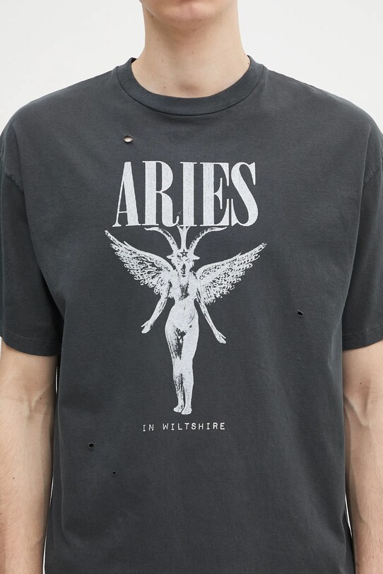 Памучна тениска Aries Destroyed Nirvana SS Tee AR6001803