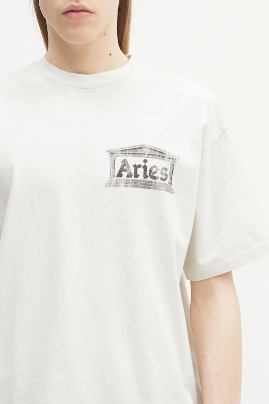 Βαμβακερό μπλουζάκι Aries Aged Ancient Temple SS Tee AR6003103