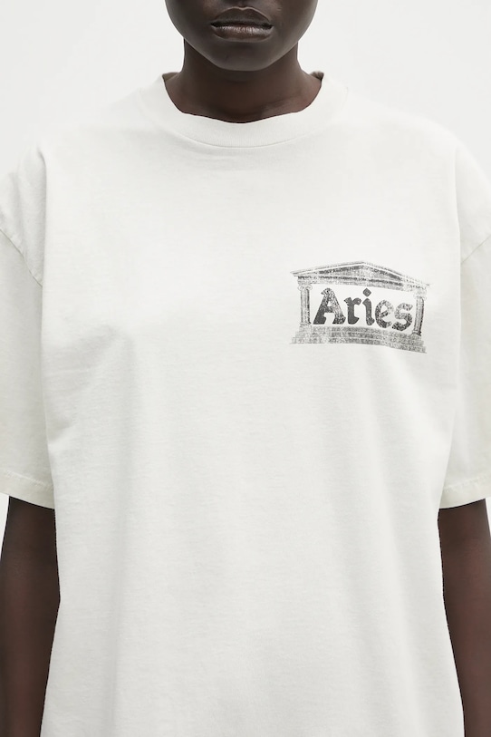 Βαμβακερό μπλουζάκι Aries Aged Ancient Temple SS Tee AR6003103