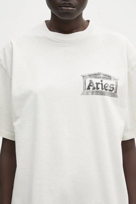 Aries t-shirt bawełniany Aged Ancient Temple SS Tee AR6003103