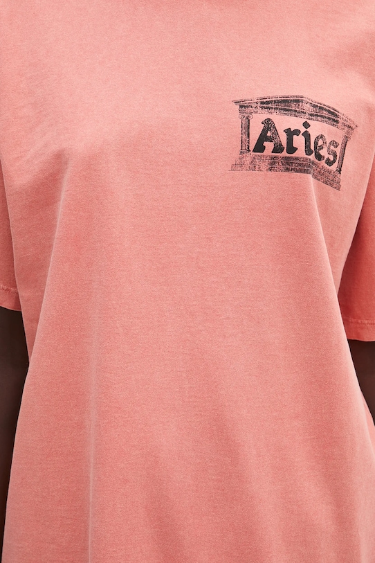 Pamučna majica Aries Aged Ancient Temple SS Tee narančasta AR6003103