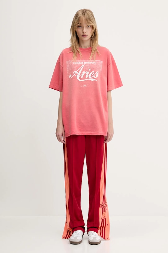 Bavlněné tričko Aries Sunbleached Cola SS Tee AR6262203