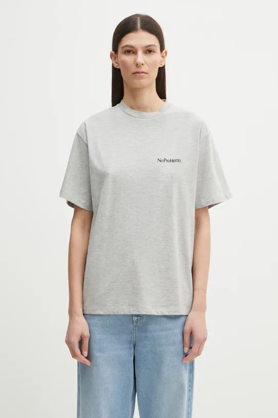 Bavlněné tričko No Problemo Mini Problemo SS Tee NP6000903 šedá SS25