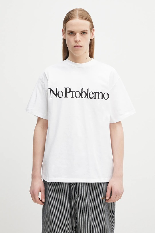 No Problemo t-shirt bawełniany No Problemo SS Tee nadruk biały NP6000203