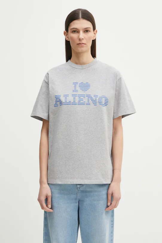 No Problemo t-shirt I Heart SS Tee NP60001303 szary SS25