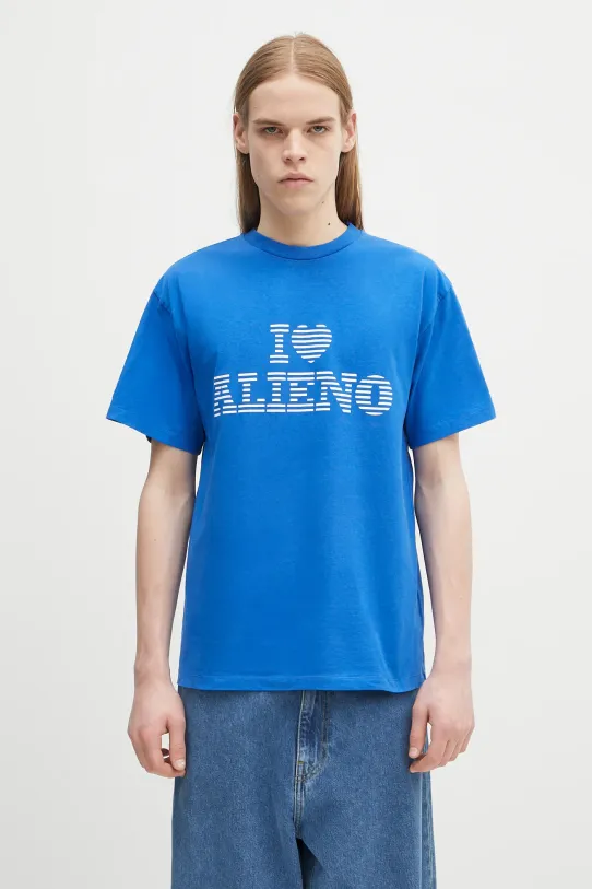 Тениска No Problemo I Heart SS Tee свободна син NP60001303