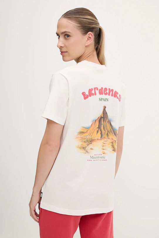 Oblačila Bombažna kratka majica Picture D&S Bardenas MTS1242 bež