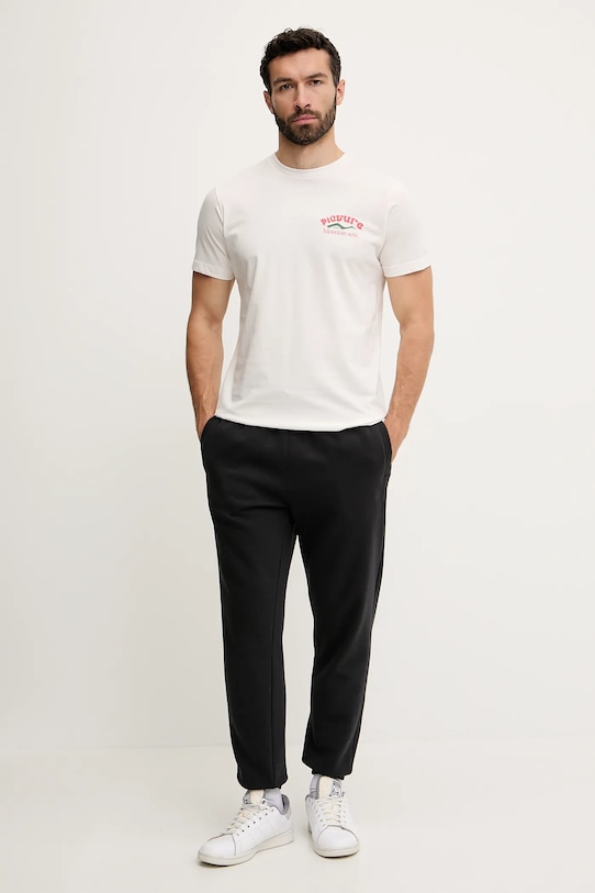 Bombažna kratka majica Picture D&S Bardenas bež MTS1242