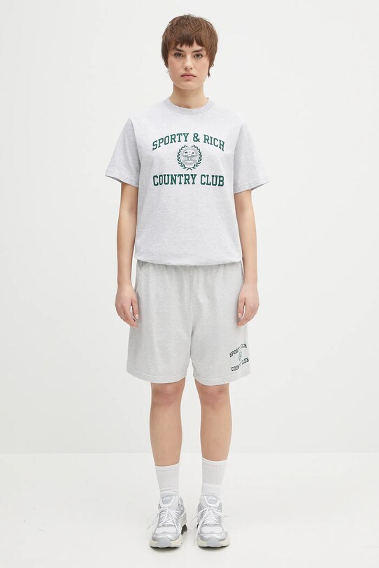 Tričko Sporty & Rich Varsity Crest TO043606218GY03