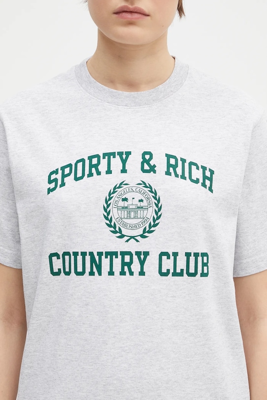 Tričko Sporty & Rich Varsity Crest TO043606218GY03