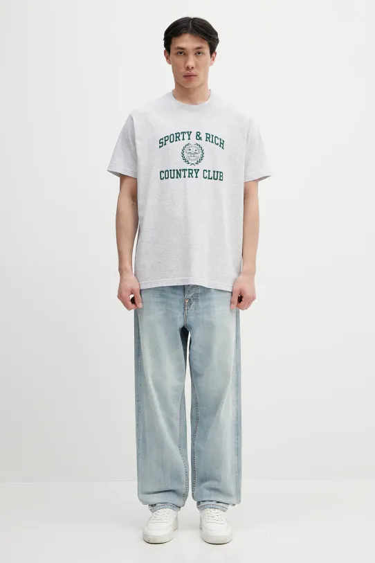 Tričko Sporty & Rich Varsity Crest TO043606218GY03