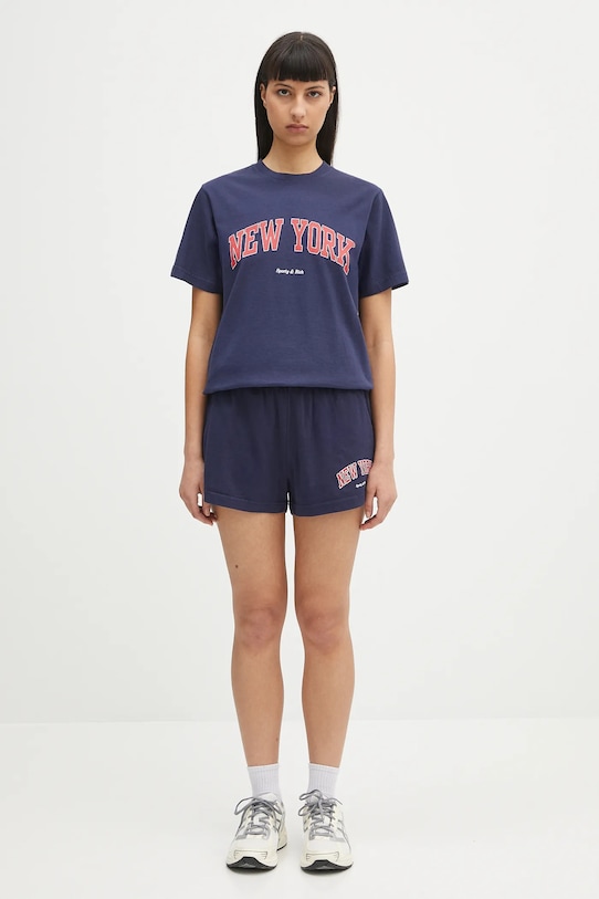 Bavlněné tričko Sporty & Rich New York Ivy TO043606304BL106