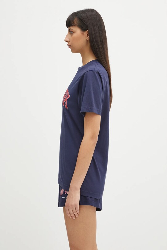 Bavlněné tričko Sporty & Rich New York Ivy námořnická modř TO043606304BL106