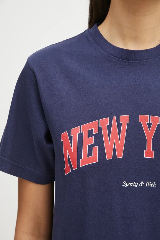 Bavlněné tričko Sporty & Rich New York Ivy TO043606304BL106